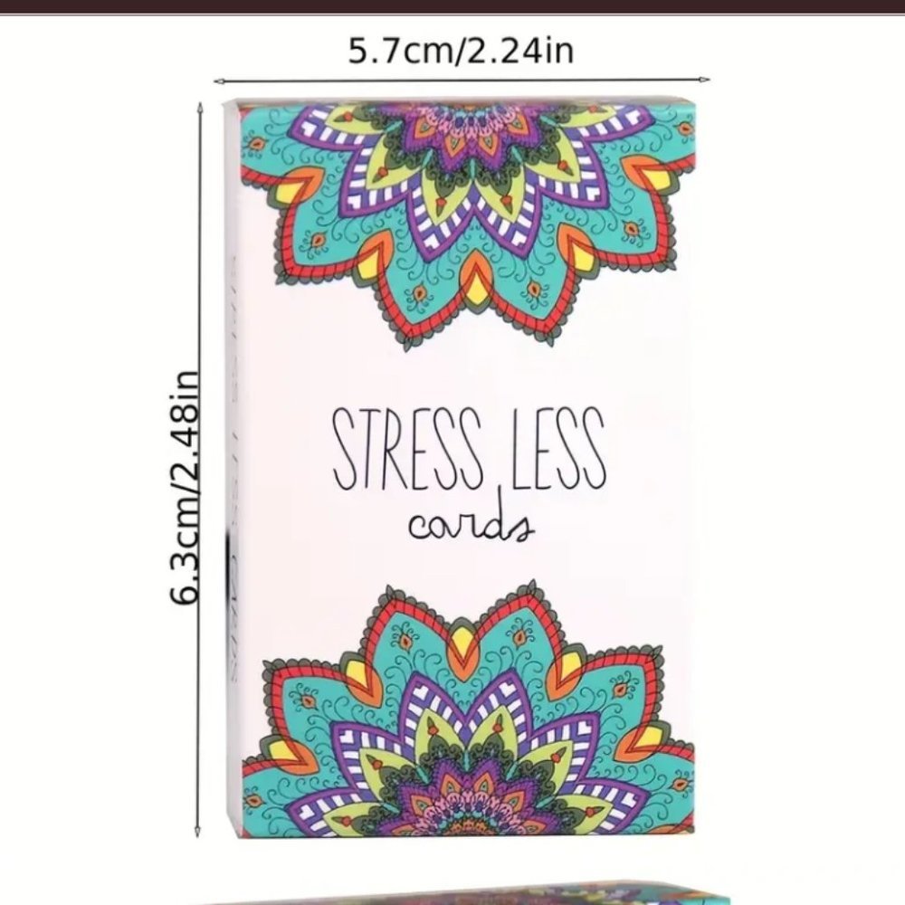 NEW The Original Stress Less 50 Mindfulness Exercises Cards Stress And Anxiety - Picture 4 of 5